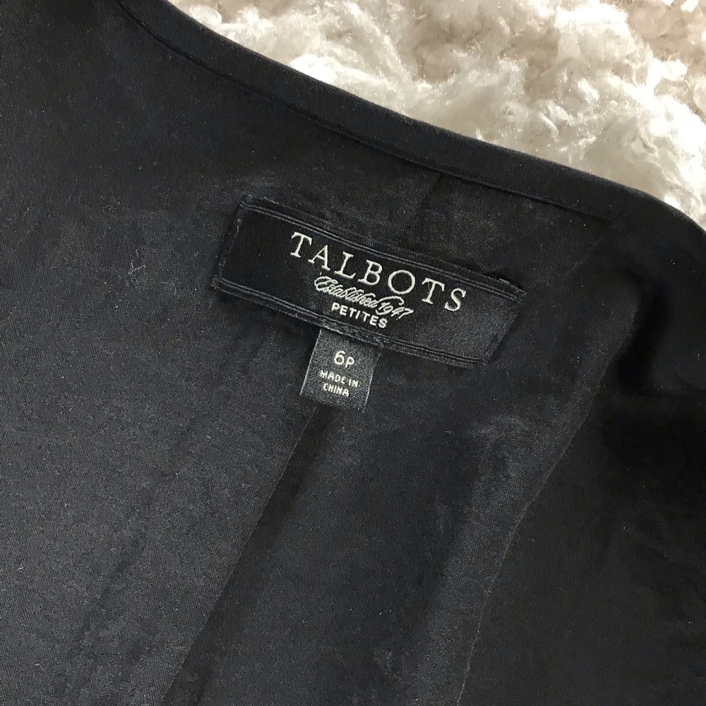 Talbots- Petite Multi Textured Button Up Blazer - image 6